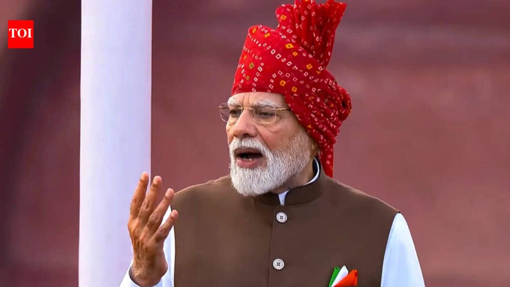 Narendra Modi becomes second PM to deliver 13th consecutive Independence Day speech