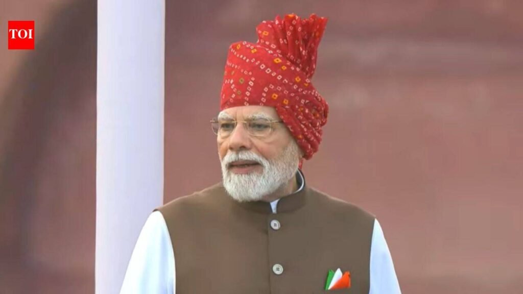 A throwback at PM Modi’s signature Red Fort turbans