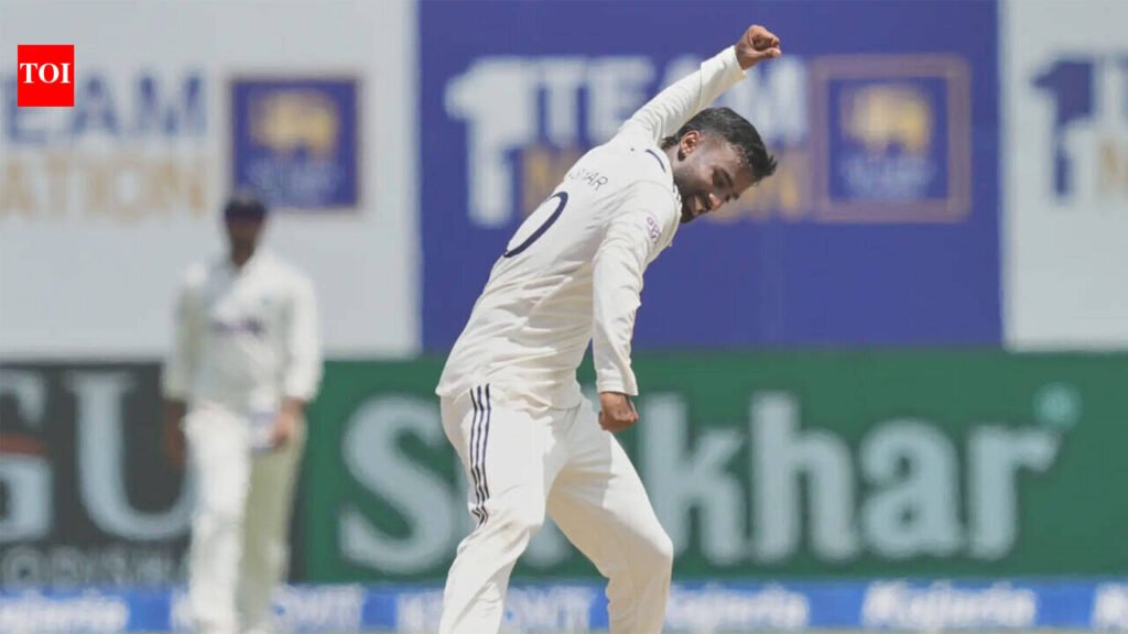 Manav Suthar creates history: Youngest Indian to take 10-wicket haul in away Test | Cricket News